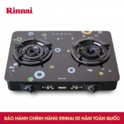Bếp gas 7 tấc Rinnai RV-715Slim(GL-Bubble), Chén đồng có đầu hâm