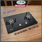 Bếp gas âm Rinnai RVB-212BG(SL) - Hàng chính hãng