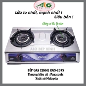 Bếp gas Zenne KGS-209S - lửa cực mạnh, xuất xứ Malaysia 