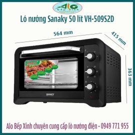 Lò nướng Sanaky VH-509S2D - 2000W 50L - Hàng chính hãng