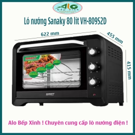 Lò nướng Sanaky VH-809S2D - 2200W 80L