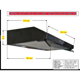 Máy hút khói Bluestar NHK-70G-F02