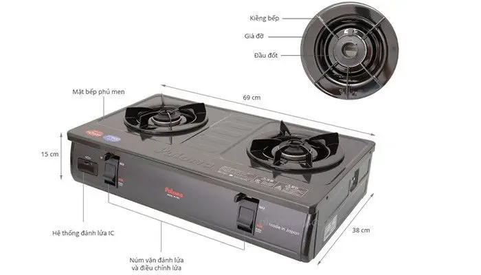 Bếp gas dương PA-7PEJ