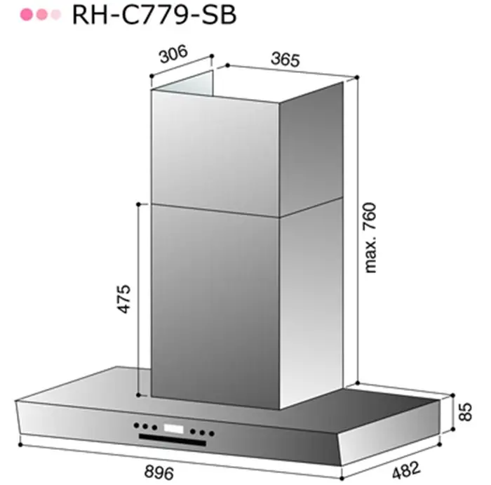 Máy hút mùi Rinnai RH-C779-SB