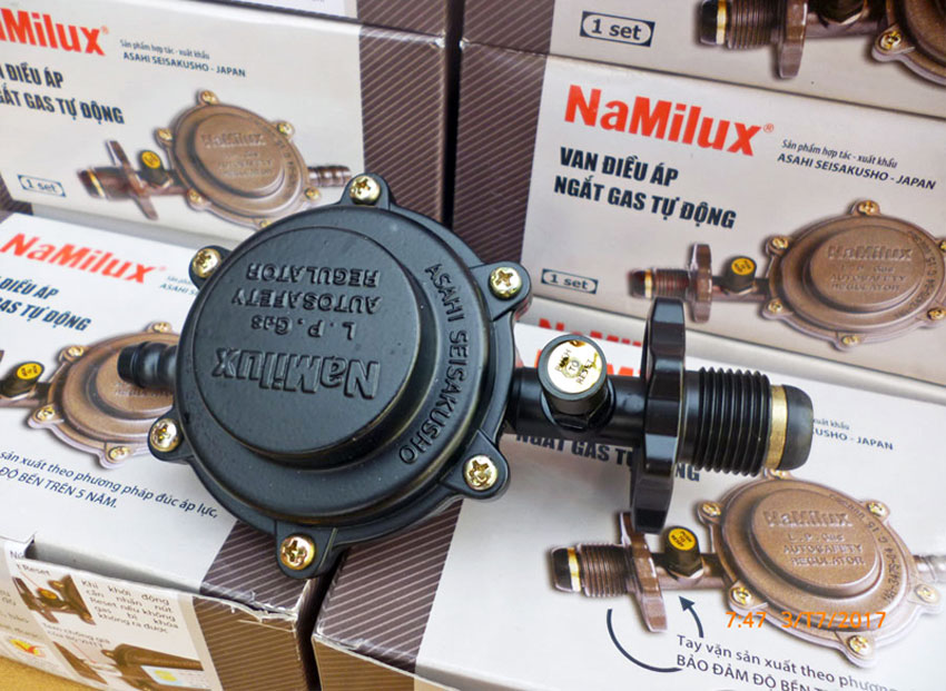 Vì sao nên sử dụng van điều áp ngắt gas tự động Namilux NA-347S