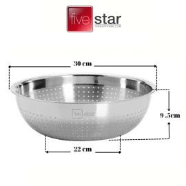 Rổ Lưới Inox Cao Cấp Fivestar Size 26cm