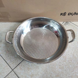 Chảo Caro Inox 3 Đáy Shiny Cooker Hàn Quốc 26cm Dùng Bếp Từ