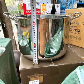 Nồi Luộc Gà Inox 304 Thân Cao 3 Đáy Fivestar Plus 28cm