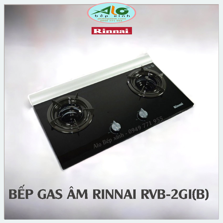 Bếp gas âm Rinnai RVB-2GI(B) - Hàng chính hãng