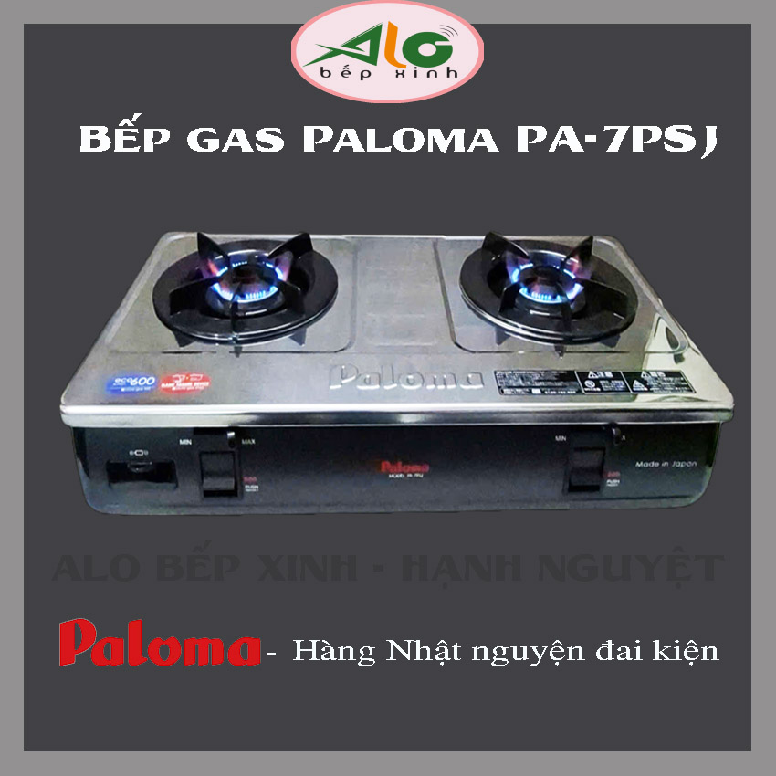 Bếp gas Paloma PA-7PSJ - Hàng Nhật nguyên đai kiện - giá chưa tính phí ship và thuế