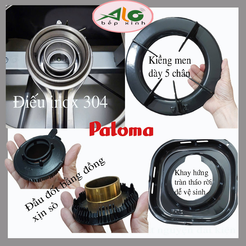 Bếp gas Paloma PA-7PSJ - Hàng Nhật nguyên đai kiện - giá chưa tính phí ship và thuế