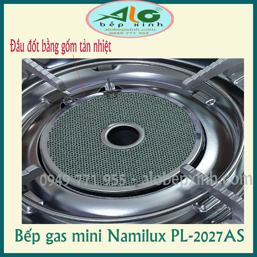 Bếp gas mini hồng ngoại Namilux PL-2027AS ( điếu gốm hồng ngoại, không lo gió lùa) (1)