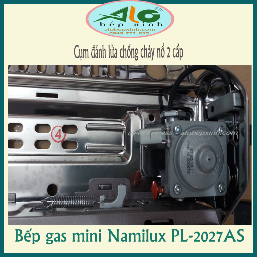 Bếp gas mini hồng ngoại Namilux PL-2027AS ( điếu gốm hồng ngoại, không lo gió lùa) (1)