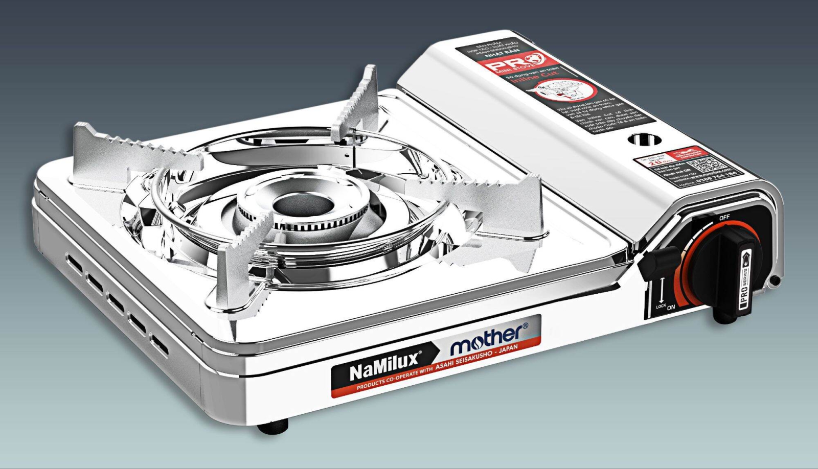 Bếp gas mini Namilux PL-2111AS ( Vỏ bếp bằng inox 201 )